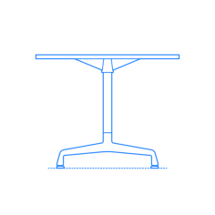 Furniture Dining Tables Eames Universal Table Square Svg Line Art, Free Vectors File